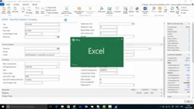 Dynamics NAV 2016: Using the Export to Excel option смотреть онлайн