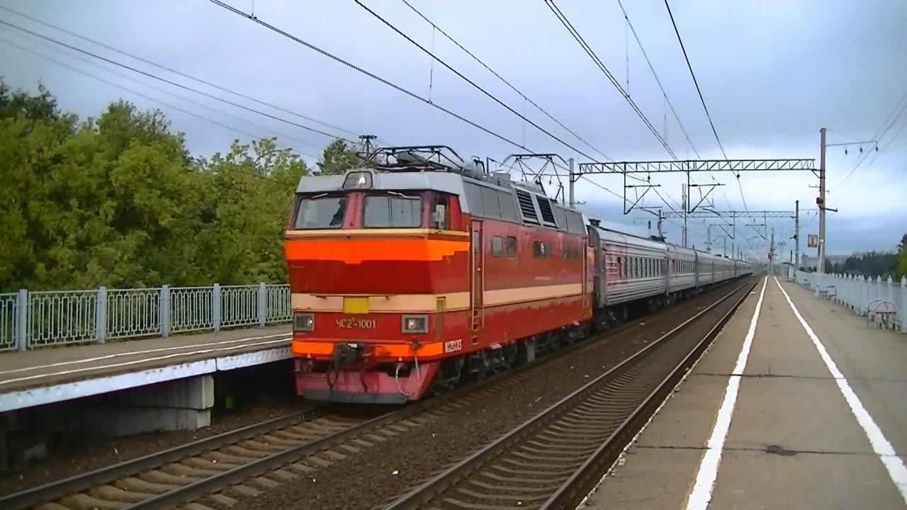 ЧС2Т-1001 с поездом №242 Москва - Мурманск смотреть онлайн