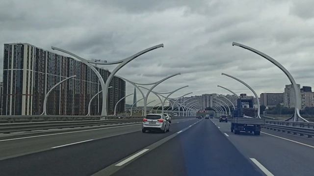 Санкт-Петербург, Западный скоростной диаметр. Из жизни Северной столицы. смотреть онлайн