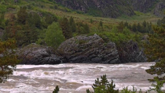 Чемальский тракт, остров Патмос, чемальская ГЭС, Ороктойский мост, Урочище Че-Чкыш. смотреть онлайн