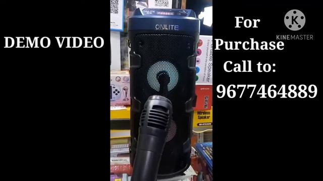 Onlite Brand Multimedia Box Speaker with Wireless Mic - Demo смотреть онлайн