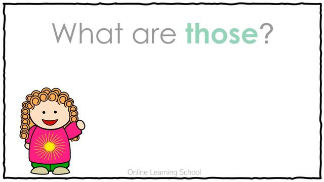 These and Those | Reading Activity Lower Primary ESL | FREE Worksheet | Online Learning смотреть онлайн