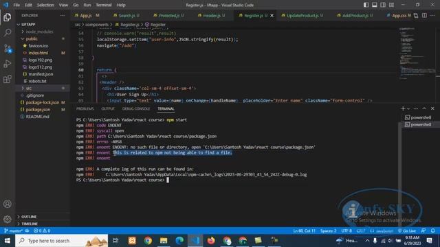 How to fix the npm start not working error in React? | ENOENT No Such File or Directory Open #react смотреть онлайн