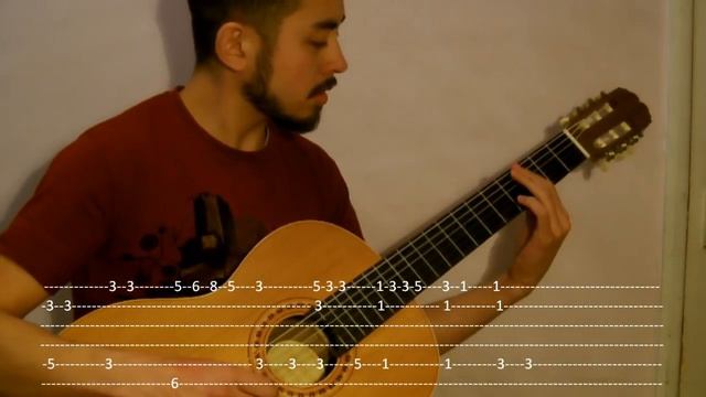 Somebody That I Used To Know by Gotye (Fingerstyle Guitar Lesson with TAB - No Capo) смотреть онлайн