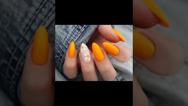 Оранжевый маникюр ?✨ смотреть онлайн