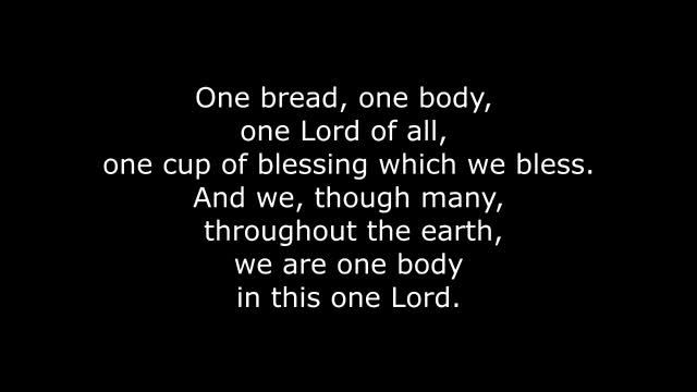 One Bread One Body - Descant voice guide смотреть онлайн