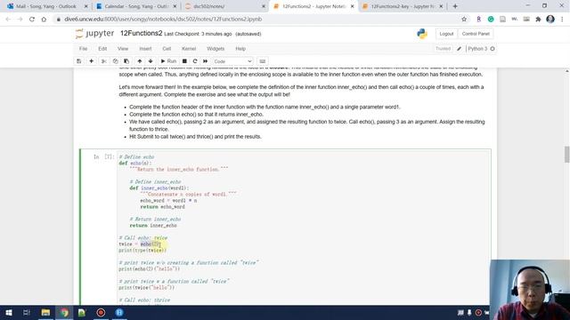 12-2 Nested functions, default parameters смотреть онлайн