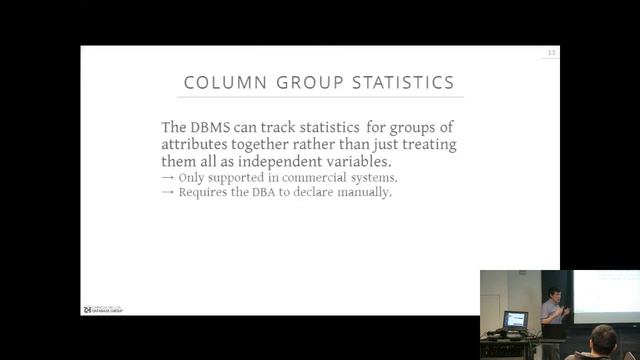 Lecture #18 - Query Planning (Cost Models) [CMU Database Systems Spring 2016] смотреть онлайн