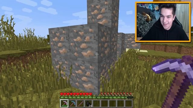 АЛМАЗНАЯ КИРКА С УДАЧЕЙ 100.000 В MINECRAFT?! САМЫЙ БЫСТРЫЙ СПОСОБ НАЙТИ АЛМАЗЫ В MINECRAFT смотреть онлайн