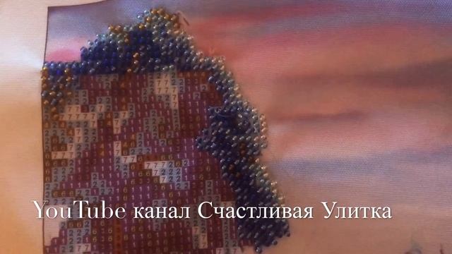 Зимний пейзаж. Бисер другого цвета? Набор для вышивки бисером из Fix Price. Фикс Прайс смотреть онлайн