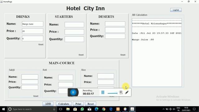 Hotel Billing Software Using java | Java Desktop Application using NetBeans IDE смотреть онлайн