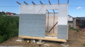 Сарай/хозблок своими руками это реально! Часть IV