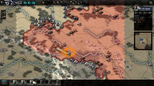 AG South 1 Lvov Attack | Unity of Command Black Turn Gameplay 1080p HD смотреть онлайн