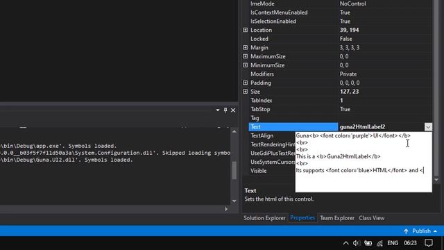for C#, VB.NET WinForms - Label control that supports html tags | Guna2HtmlLabel | Guna UI2 смотреть онлайн