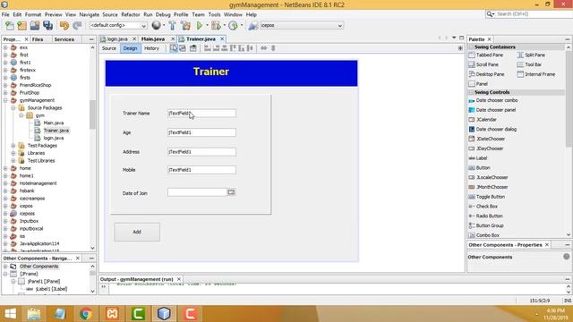 Gym Management System in Java Part 1 смотреть онлайн
