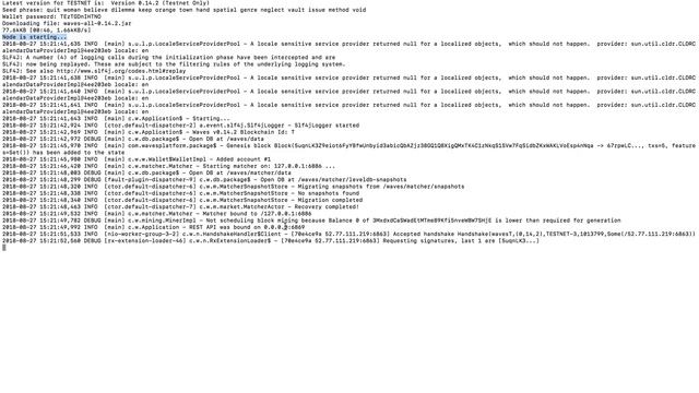 Running Waves Node on testnet using Docker смотреть онлайн