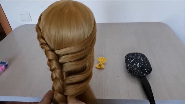 Прическа с Голландской Косой смотреть онлайн