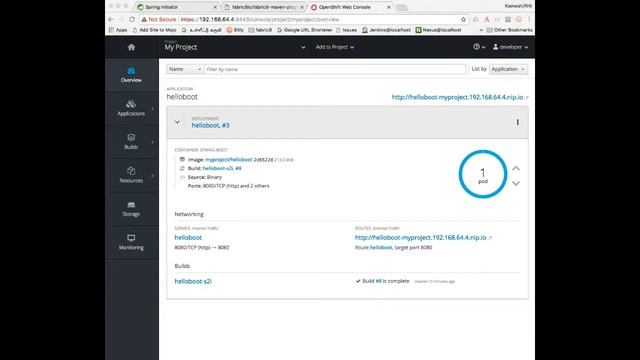 Debug Spring Boot Application on OpenShift смотреть онлайн