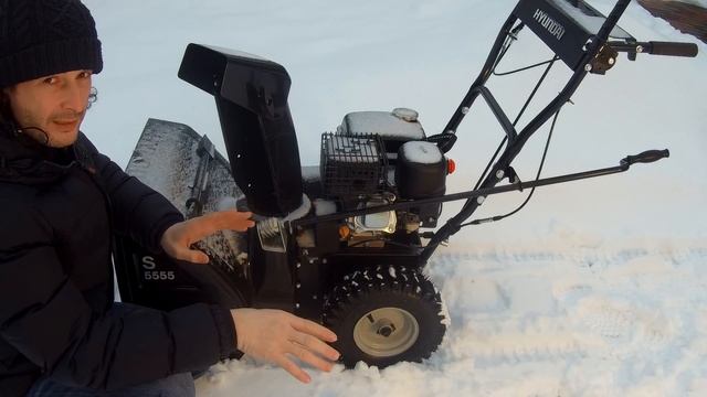 Лучший снегоуборщик HYUNDAI S5555 смотреть онлайн