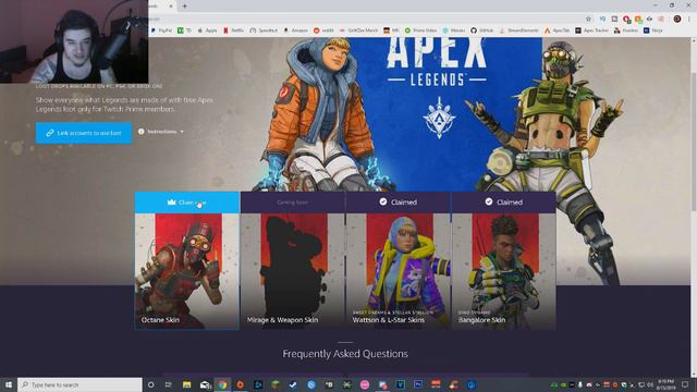 *NEW* FREE WHIPLASH OCTANE TWITCH PRIME SKIN in APEX LEGENDS! (NEW FREE SKINS) смотреть онлайн
