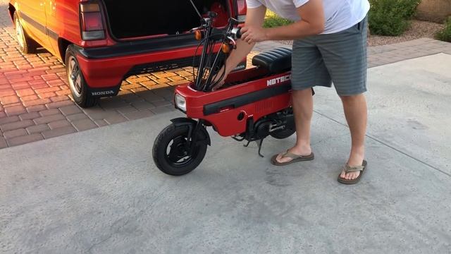 1985 Honda City R Motocompo set up and ride смотреть онлайн