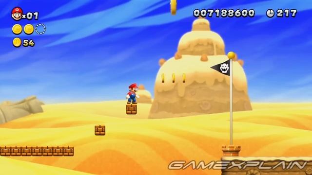 New Super Mario Bros. U - Superstar Road-2 Run for It Star Coins Guide & Walkthrough смотреть онлайн