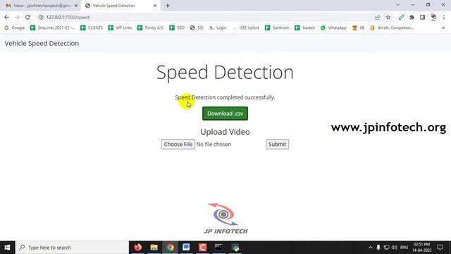 Vehicle Speed Detection using OpenCV and Python | Final Year Project 2023 смотреть онлайн