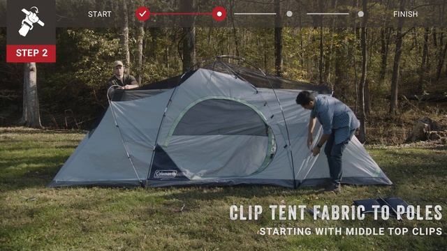 How To Set Up Your Coleman Skydome 8-Person Instant Camping Tent XL