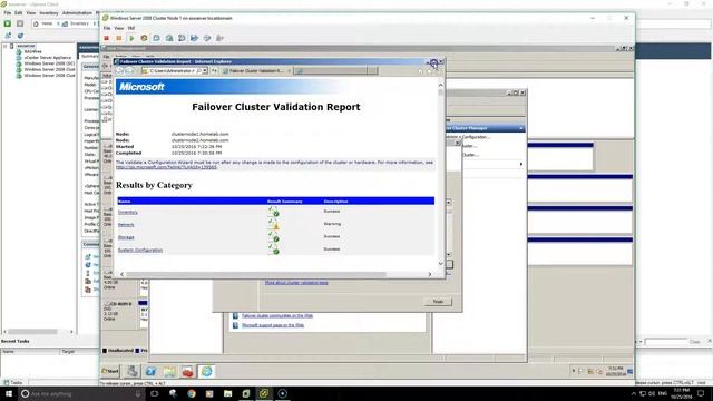 Configuring A Windows Server Filer Server With Failover Clustering смотреть онлайн