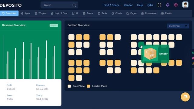 Warehouse Deposito - Bootstrap Admin Dashboard Template With Creative Warehouse Dashboard смотреть онлайн