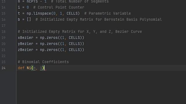 Create a BEZIER CURVE in PYTHON || TUTORIAL смотреть онлайн