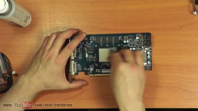 Чистка видеокарты и замена термопасты смотреть онлайн