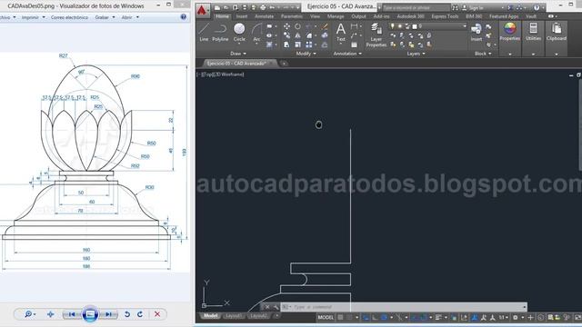AutoCAD Avanzado - Ejercicio 5 смотреть онлайн