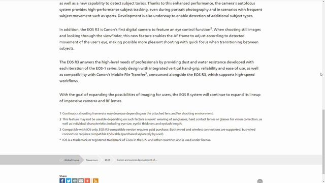 Canon EOS R3 - анонс ФОТОкамеры.