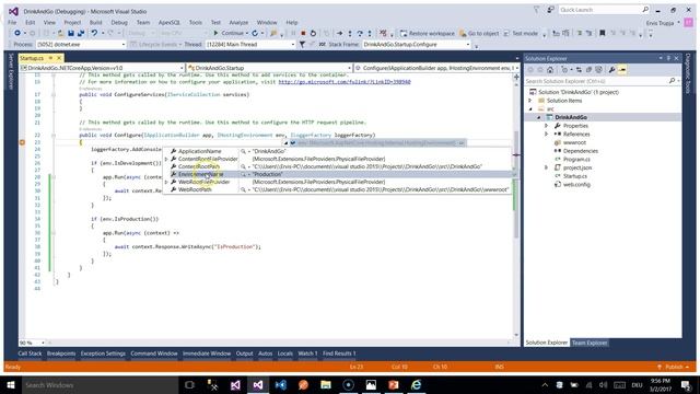 4. DEVELOPMENT vs PRODUCTION ENVIRONMENT- Asp.Net CORE MVC смотреть онлайн