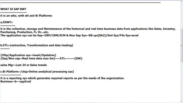 SAP Online Courses, SAP Online Training and Tutorials for Beginners, SAP BW 7.3 session_1 смотреть онлайн