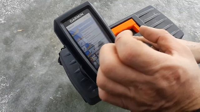Зимняя разведка с эхолотом Garmin striker edge 4+. В Волгоград сколько области. смотреть онлайн