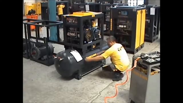 Tamsan Compressor - TVK-1100 T Production Process смотреть онлайн