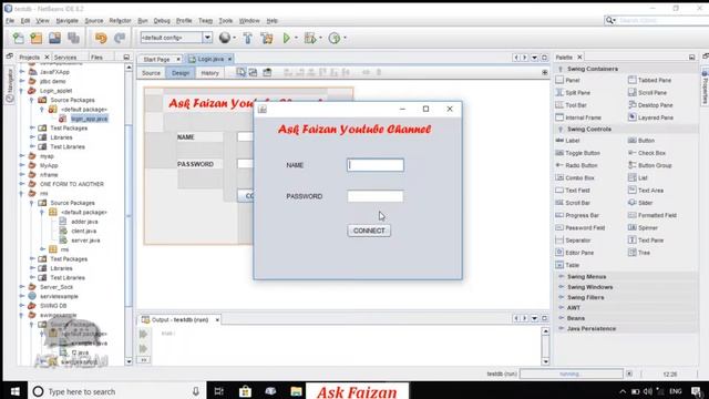 How to center a JFrame Form Using Netbeans | Set JFrame to center of Screen | Tutorial 9 Hindi Urd смотреть онлайн