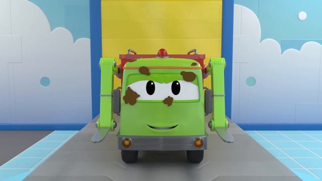 Super Carrier Truck needs a new PLATFORM | Emergency Vehicles for kids | Car Repair смотреть онлайн