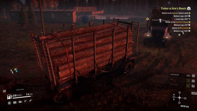 Snow Runner - Episode 2 - Double Trouble in the woods!! Timber at Arm's Reach (Part 1) смотреть онлайн