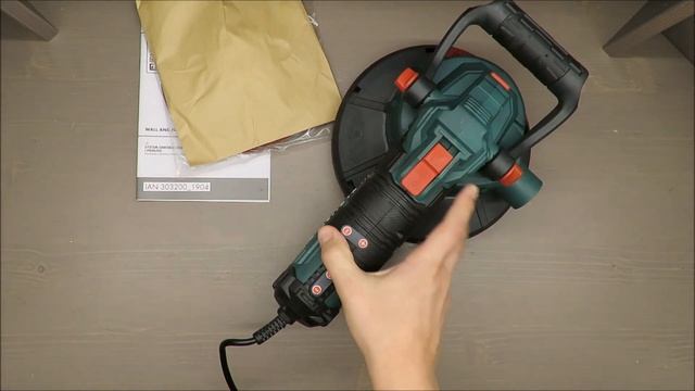 Parkside Wall And Floor Sander PWBS 180 A1 UNBOXING (Lidl 1050W 410 - 1900 Rpm  180 Mm)
