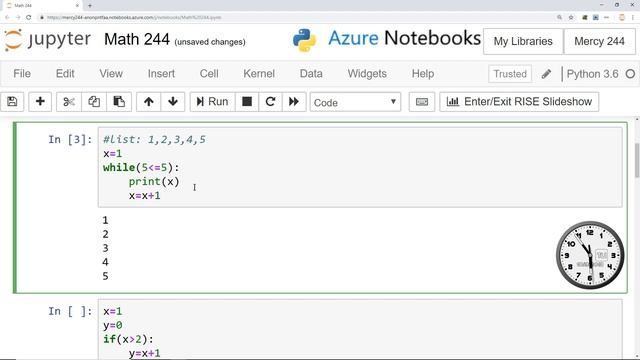 Simple while loops in python смотреть онлайн