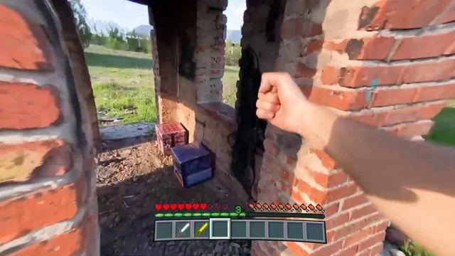Minecraft In Real Life POV ALPHABET LORE BODYBUILDERS Realistic Minecraft RTX Animation  創世神第一人稱真人版