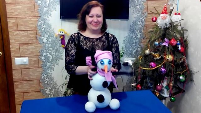 Ляпы при съемке видео реквизит Снеговик. Ведущая Светлана Измаил смотреть онлайн