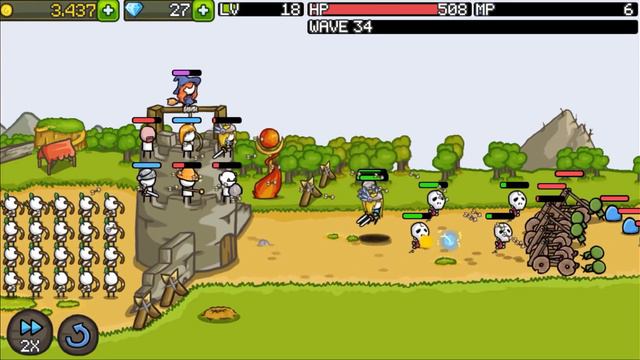 АНГЕЛЫ И СКЕЛЕТЫ НА ЗАЩИТЕ ЗАМКА! Grow Castle смотреть онлайн