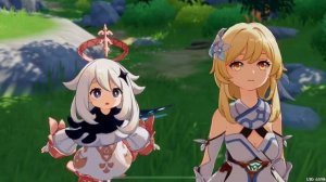 Genshin Impact  - первая часть , путь в  город , геншен импакт  с телефона