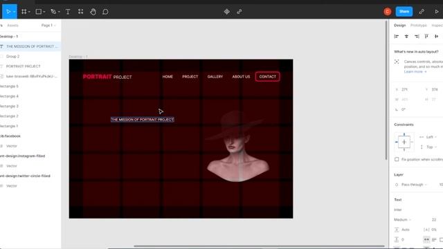 Website design in Figma | Landing Page | UIUX | UI Design for Portrait Project | Creative UI Graphi смотреть онлайн