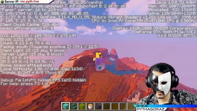 24/7 Multiplayer Survival - Minecraft live stream Minecraft server 1.16 ip address PC java english смотреть онлайн