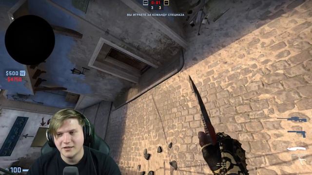 ВЕЛЯ vs РАШ - ДУЭЛЬ НА ПЕРЕВЕРНУТОЙ КАРТЕ В CS:GO смотреть онлайн